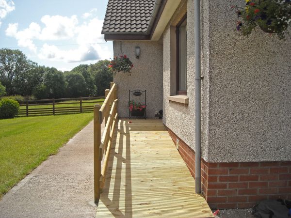 Cost of Hardwood Ramp Installation in Monument